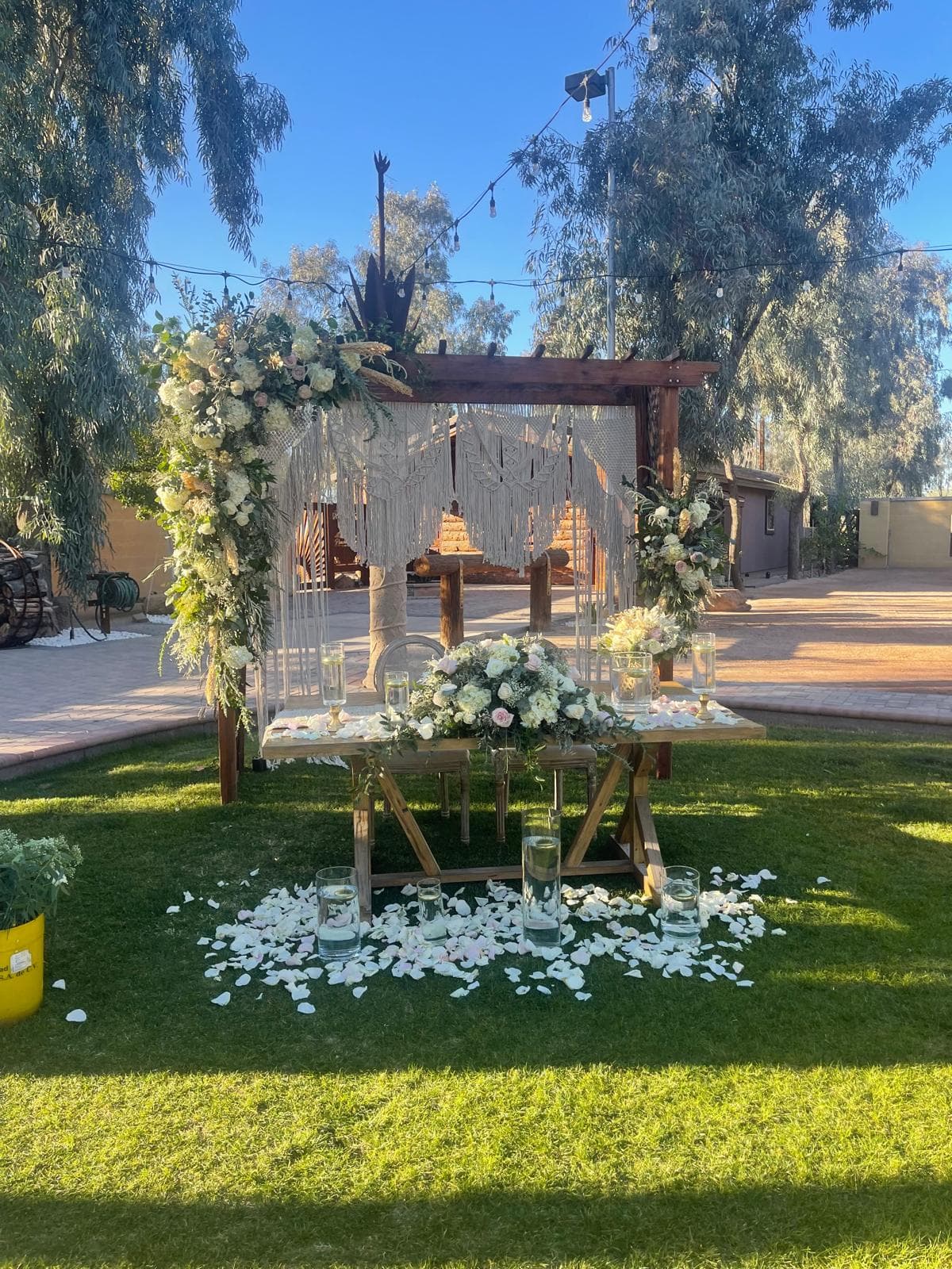 Real wedding at Rancho Viejo Venue 2